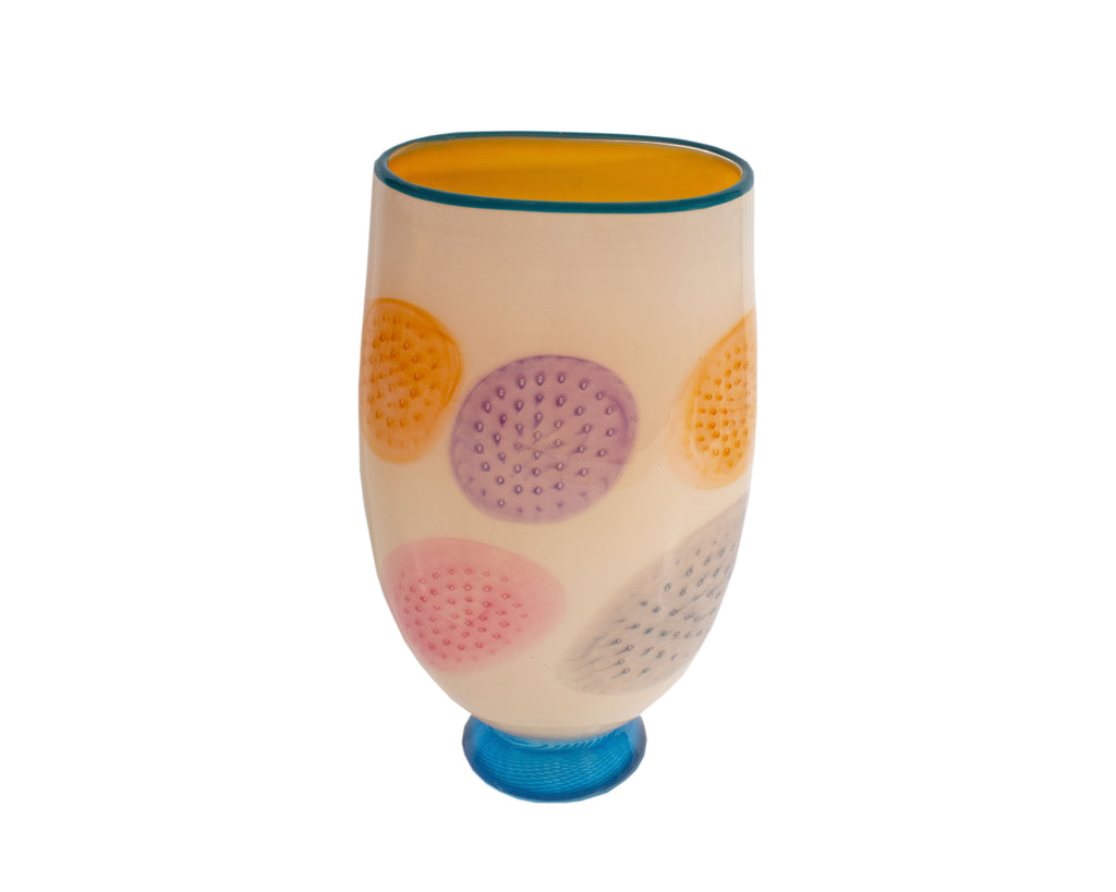 Bruce Pizzichillo and Dari Gordan Signed Art Glass Vase