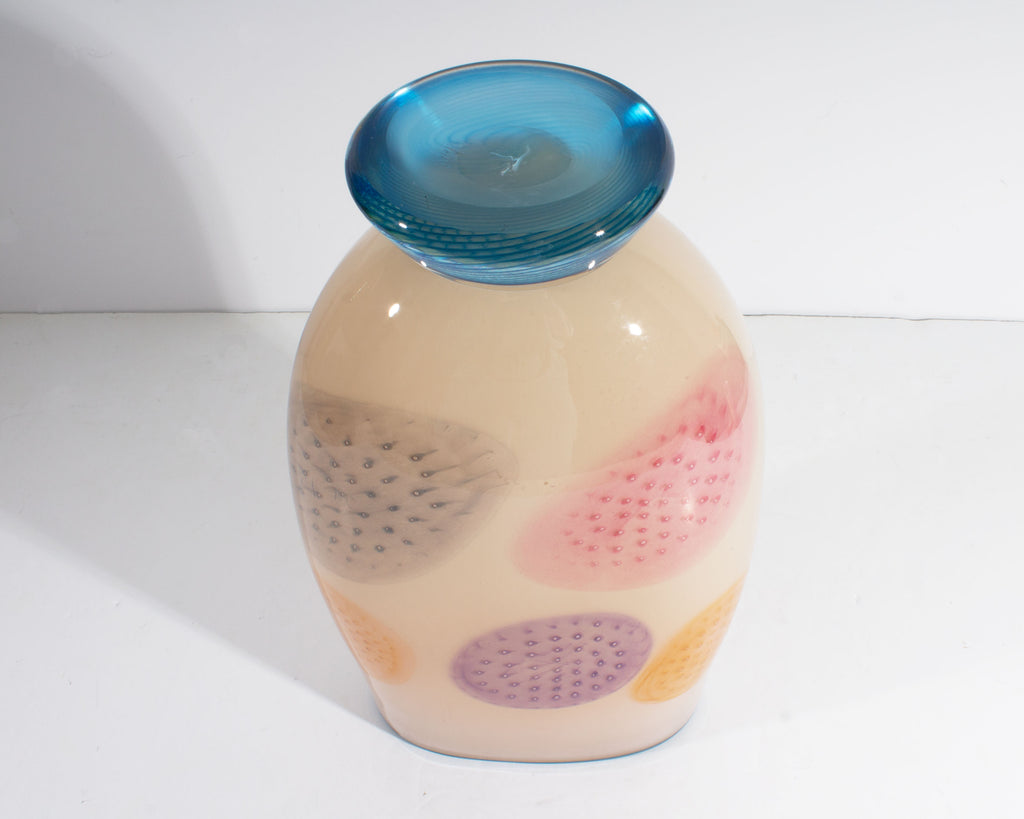 Bruce Pizzichillo and Dari Gordan Signed Art Glass Vase