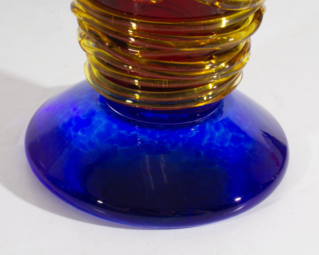 Christopher Constantin and Kathleen Young Art Glass Vase