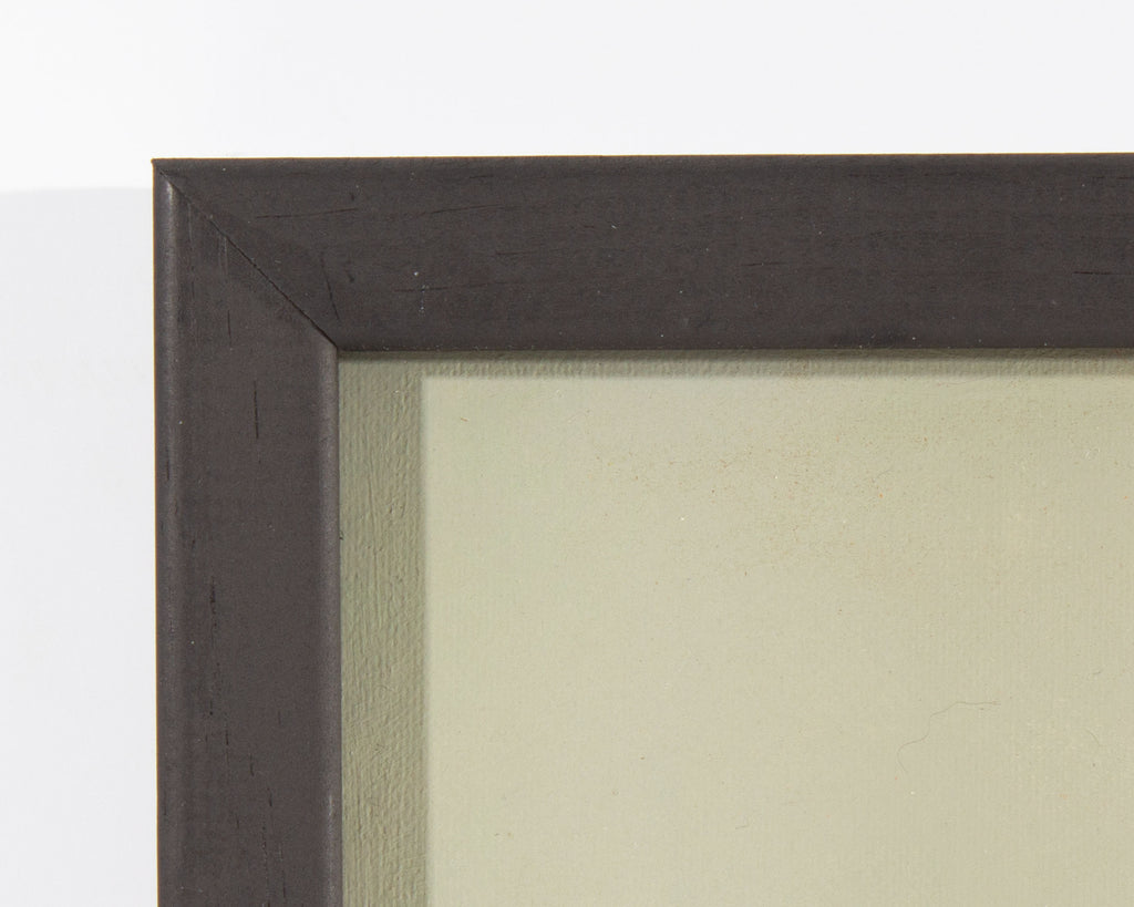 Mid-Century Abstract Oil on Board Painting