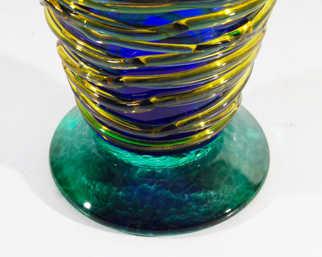 Christopher Constantin and Kathleen Young Art Glass Vase