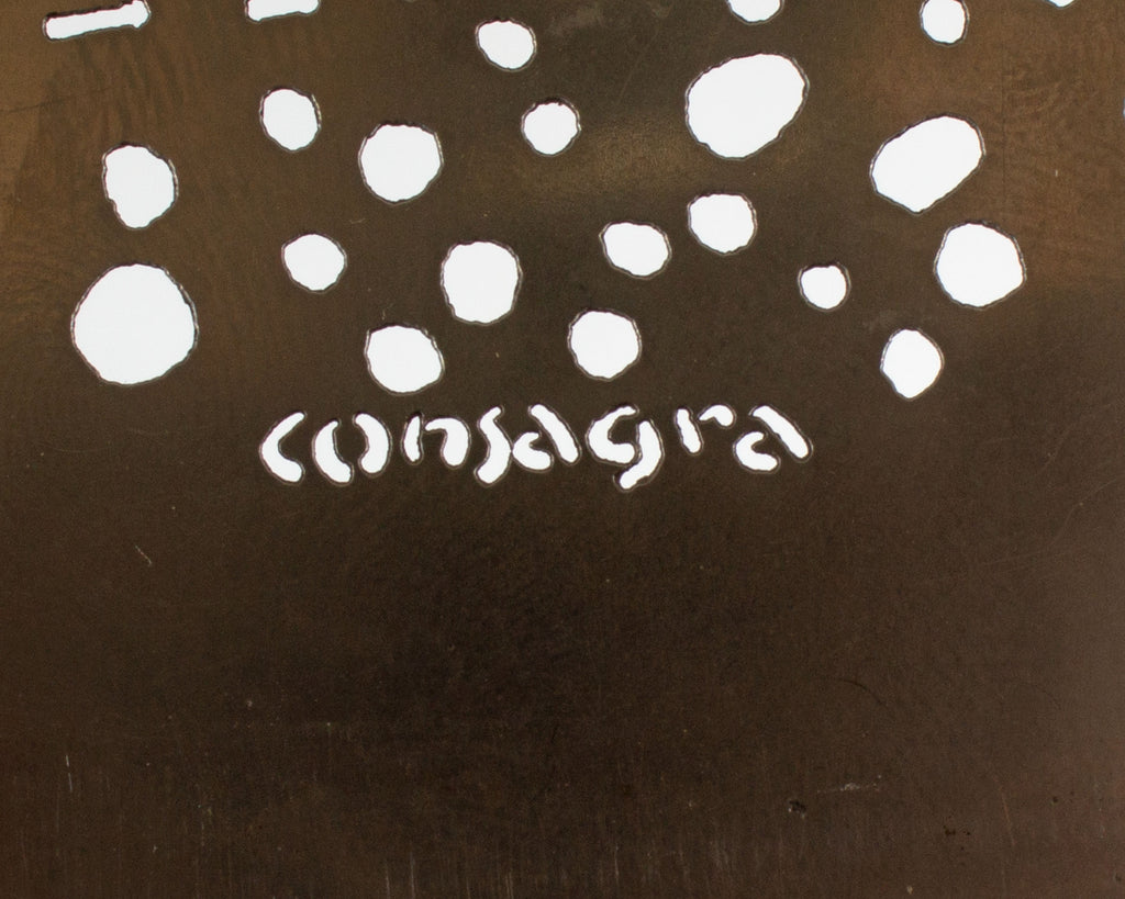Pietro Consagra Limited Edition “Cassetta Sottilissime” Laser Cut Steel Sculpture