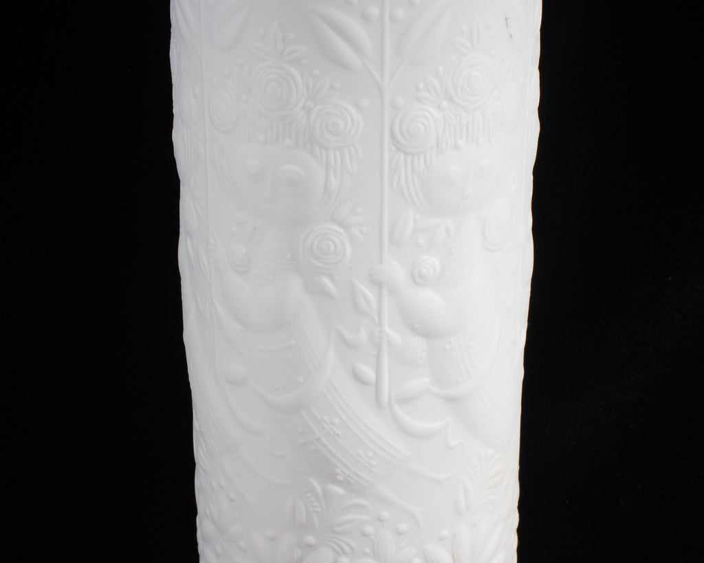 Bjørn Wiinblad Rosenthal White Bisque Porcelain Vase