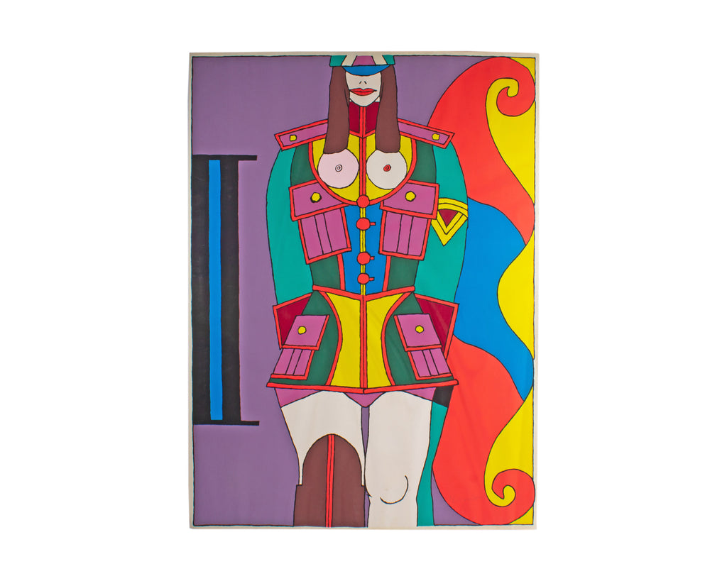 Richard Lindner Signed 1973 “Changing Sexuality” Serigraph Print