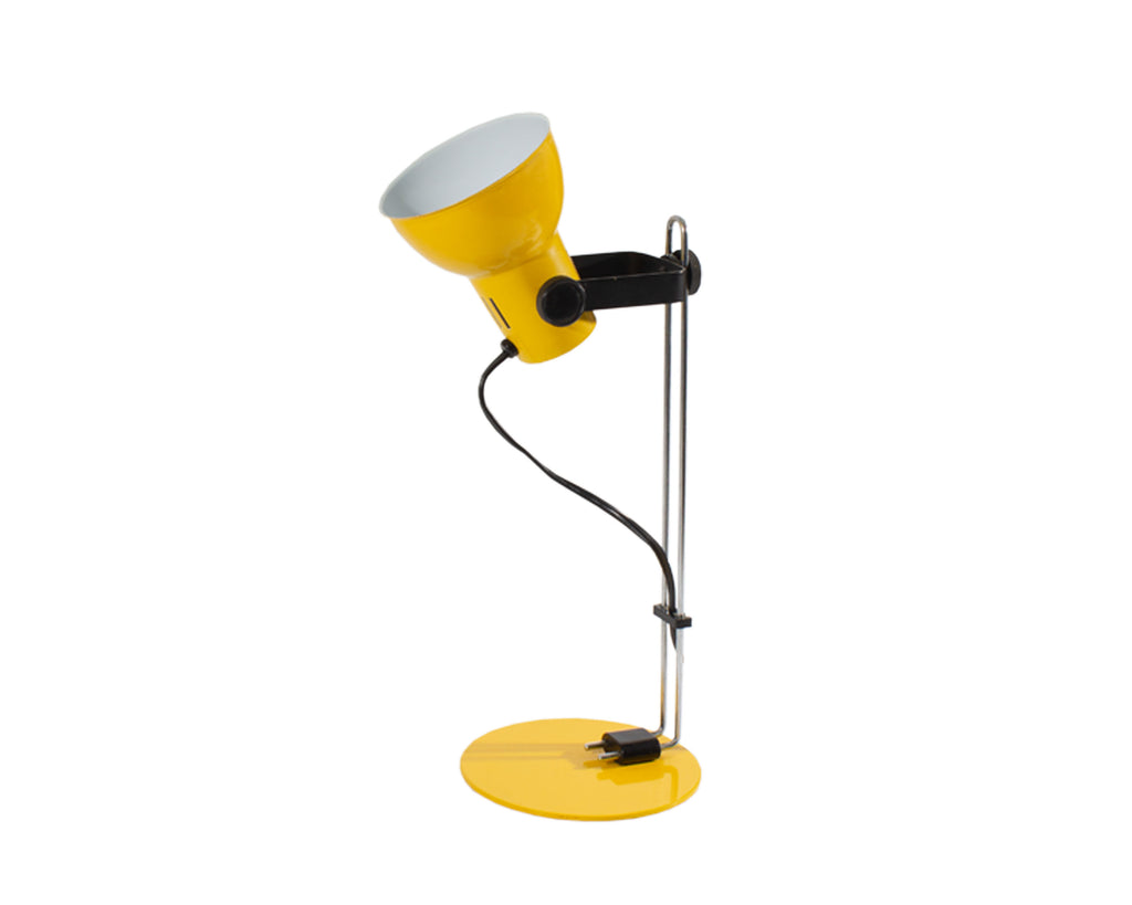 Tensor 1980s IL200 Yellow and Chrome Desk Lamp