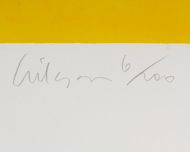 Harry Hilson Signed 1973 Limited Edition “Structure Series #46” Serigraph