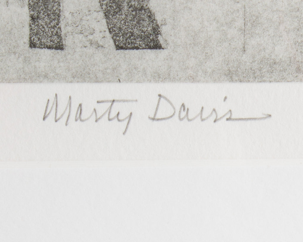 Marty Davis Signed “Shade VI” Limited Edition Aquatint