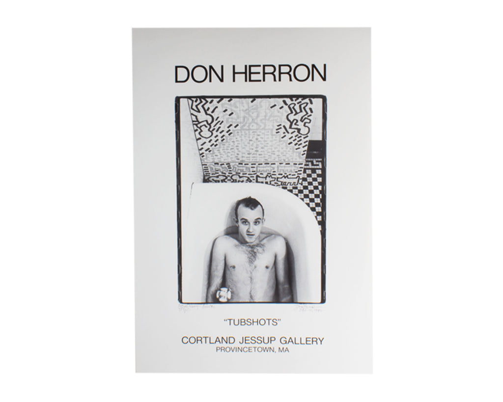 Don Herron 1991 “Tubshots” Keith Haring Exhibition Poster