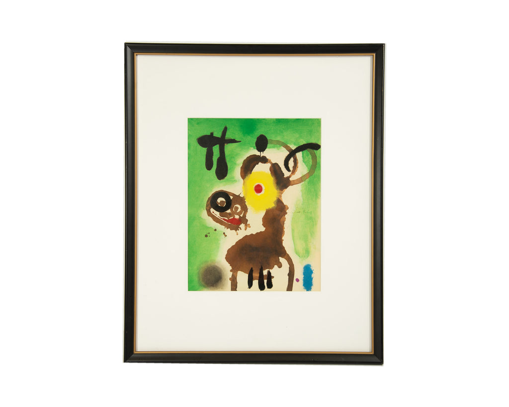 Joan Miró 1961 “Miró 1959-1960” Pochoir Print Pierre Matisse Gallery