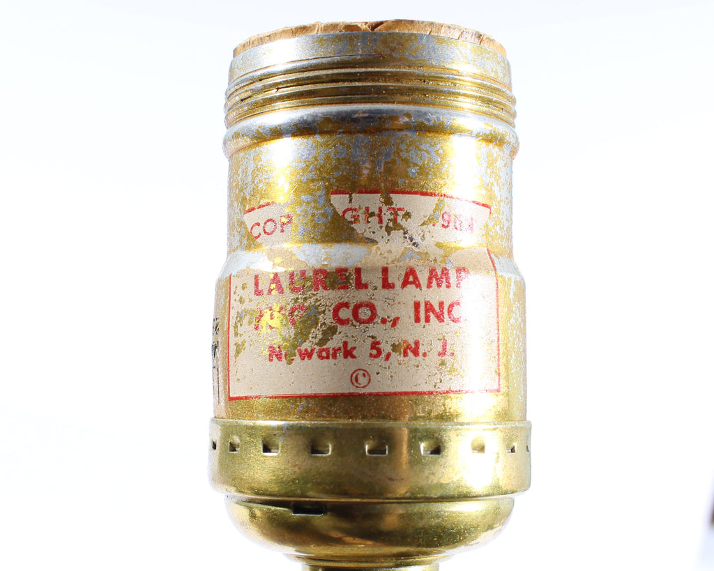 Richard Barr Mid Century Modern Brutalist Table Lamp for Laurel