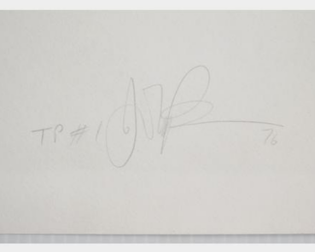 John Pearson 1976 Signed Mondrian Linear Series Serigraph